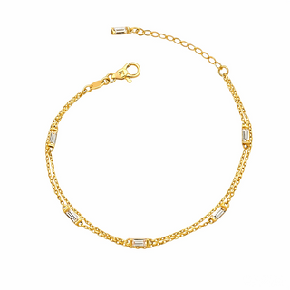 Aurielle Baguette Chain Bracelet