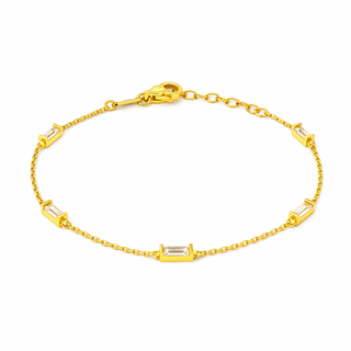 Elure Baguette Chain Bracelet