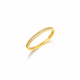 Lumière Pavé Eternity Ring