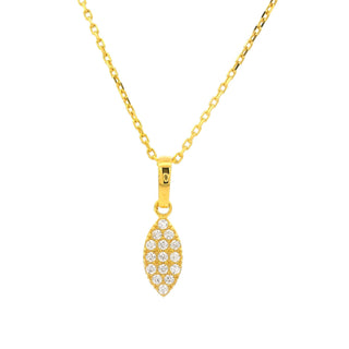 Solene Marquise Pendant Necklace