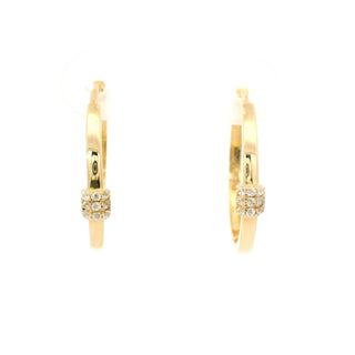 Lumi Mini Pavé Hoops