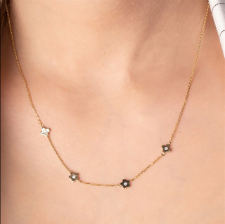 Celeste Floral Constellation Necklace