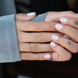 Lyra Diamond Cluster Ring