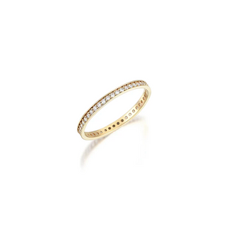 Lumière Pavé Eternity Ring