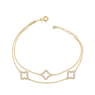 Trinity de Trèfle Bracelet