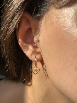 Aurea Drop Hoops